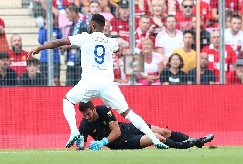 Alisson's succession of poor individual mistakes saw Lyon race into an early lead